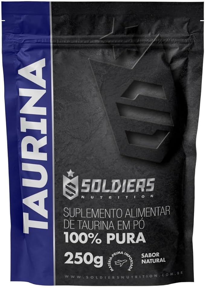 L-Taurina 250g - Soldiers Nutrition. Aminoácido em Pó