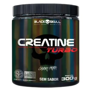 Creatina Turbo Sem Sabor Black Skull - Pote 300g