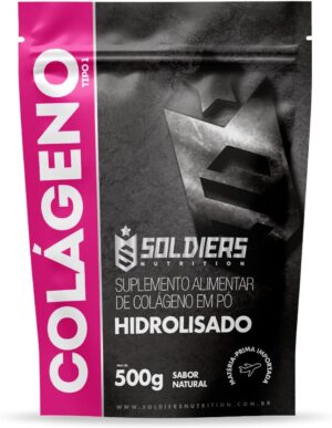 Colágeno Hidrolisado Puro - Soldiers Nutrition 500g - Soldiers Nutrition: 100% Pureza