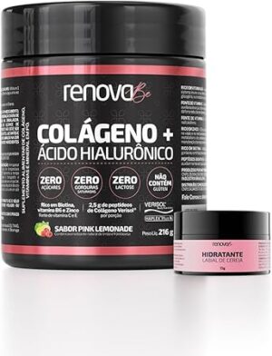 Kit Colágeno Hidrolisado. Suplemento de Colágeno Verisol com Ácido Hialurônico: O Segredo para Unhas e Cabelos Fortes