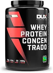 Whey Concentrado 900g – Whey protein Sabor Gourmet Chocolate Branco
